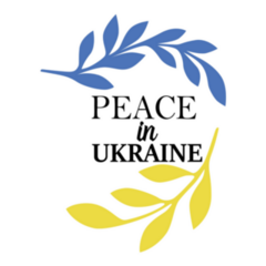 Peace In Ukraine Olive Branch Sticker
