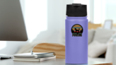 Peace Love Poodle Sticker on a Water Bottle (New) example