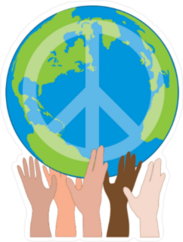 Peace on Earth Sticker