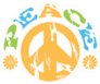 Peace Sign with Text Sticker