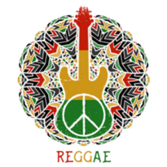 Peace Symbol Jamaica Reggae Music Sticker