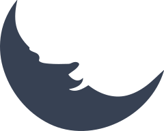 Peaceful Moon Sticker