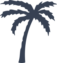 Peaceful Palm Tree Sticker