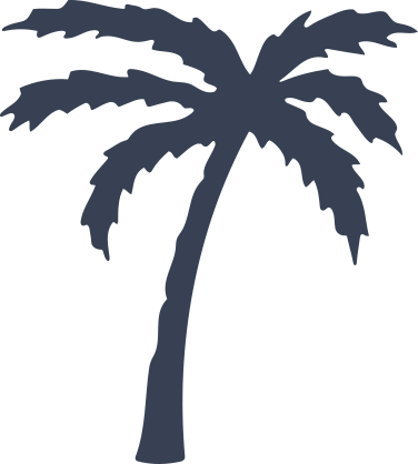 Peaceful Palm Tree Sticker