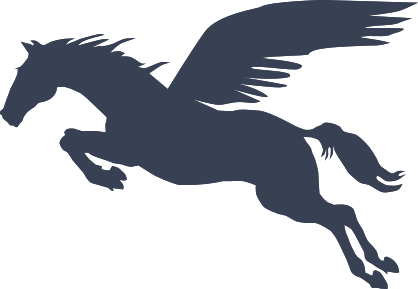 Pegasus Flying Sticker