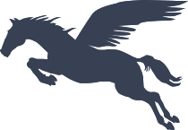 Pegasus Flying Sticker