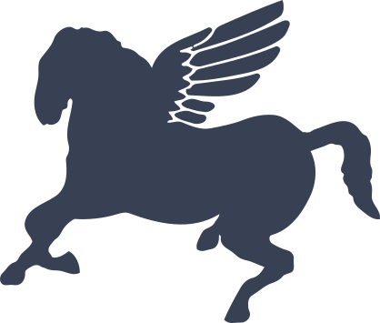 Pegasus Horse Landing Sticker