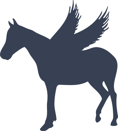 Pegasus Horse Silhouette Sticker