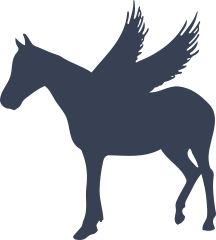 Pegasus Horse Silhouette Sticker