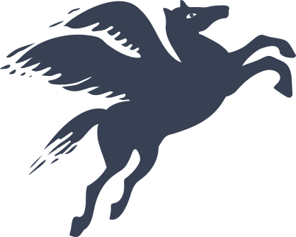 Pegasus In Flames Sticker