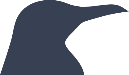 Penguin Head Sticker