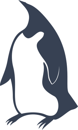 Penguin Pointy Head Sticker