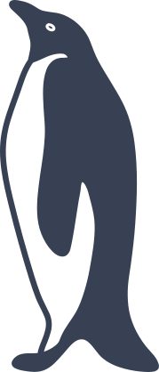 Penguin Standing Sticker