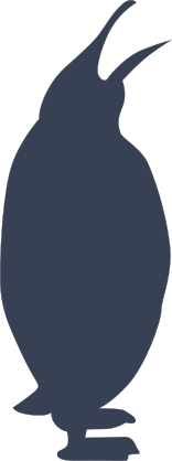 Penguin Wanting Food Sticker