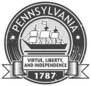 Pennsylvania Grunge Stamp Sticker