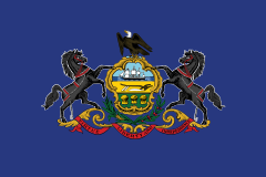 Pennsylvania Pa State Flag Sticker