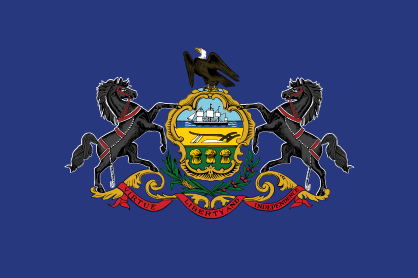 Pennsylvania Pa State Flag Sticker