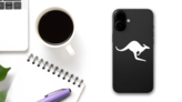 Perfect Kangaroo Sticker on a Phone (New) example