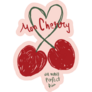 Perfect Pair Cherry Sticker