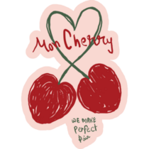 Perfect Pair Cherry Sticker