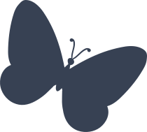 Perfect Simple Butterfly Sticker
