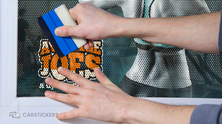 Perforated Vinyl Film for a Storefront