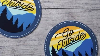 Personalized Leatherette Drink Coaster