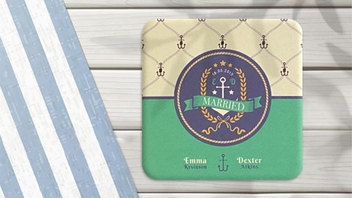 Personalized Paper Coasters