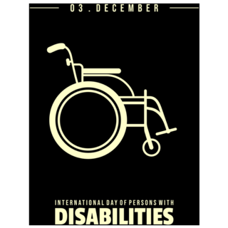 Persons With Disabilities Day Illustration Sticker
