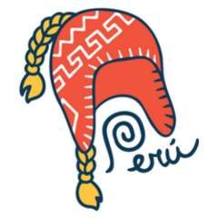 Peru Traditional Andean Hat Sticker