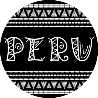 Peru Travel Illustration Sticker