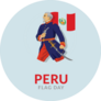 Perus Flag Day Colonel Francisco Bolognesi Sticker