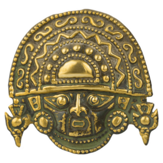 Peruvian Ancient Ceremonial Mask Sticker