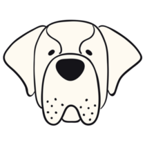 Pet Dog Logo Sticker