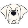 Pet Dog Logo Sticker