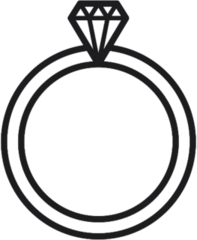 Petite Diamond Ring Sticker