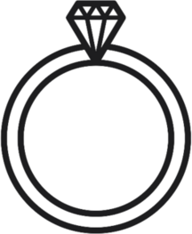 Petite Diamond Ring Sticker