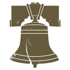 Philadelphia Bell Isolated Illustration Pennsylvania Sticker