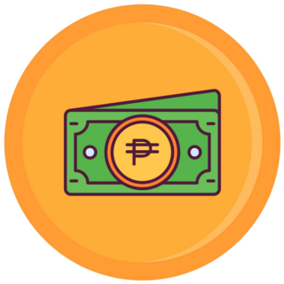 Philippine Money Icon Sticker