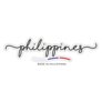 Philippines Cursive Sticker