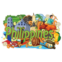 Philippines Doodle Sticker