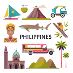 Philippines Famous Icon Sticker