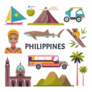 Philippines Famous Icon Sticker