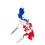 Philippines Flag Map Sticker
