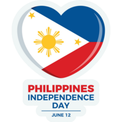 Philippines Heart Sticker
