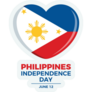 Philippines Heart Sticker