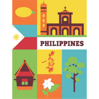 Philippines Icon Set Sticker