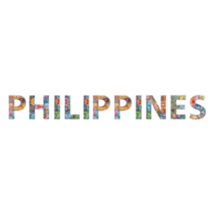 Philippines Lettering Sticker