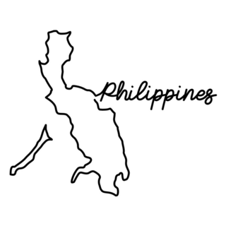 Philippines Outline Sticker