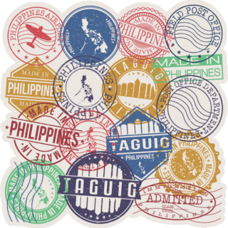 Philippines Stamps Sticker